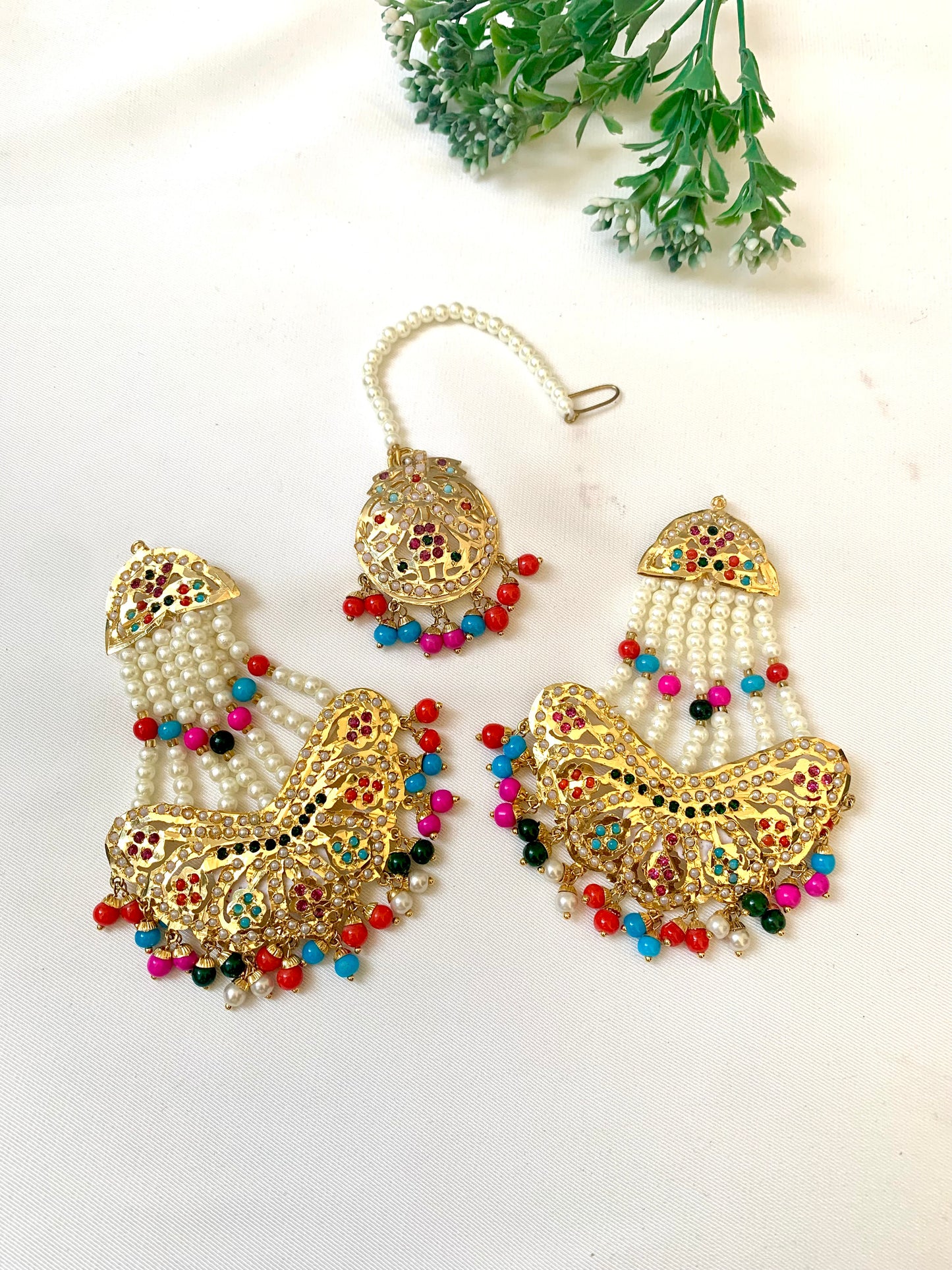 Meena Earring Tikka Combo