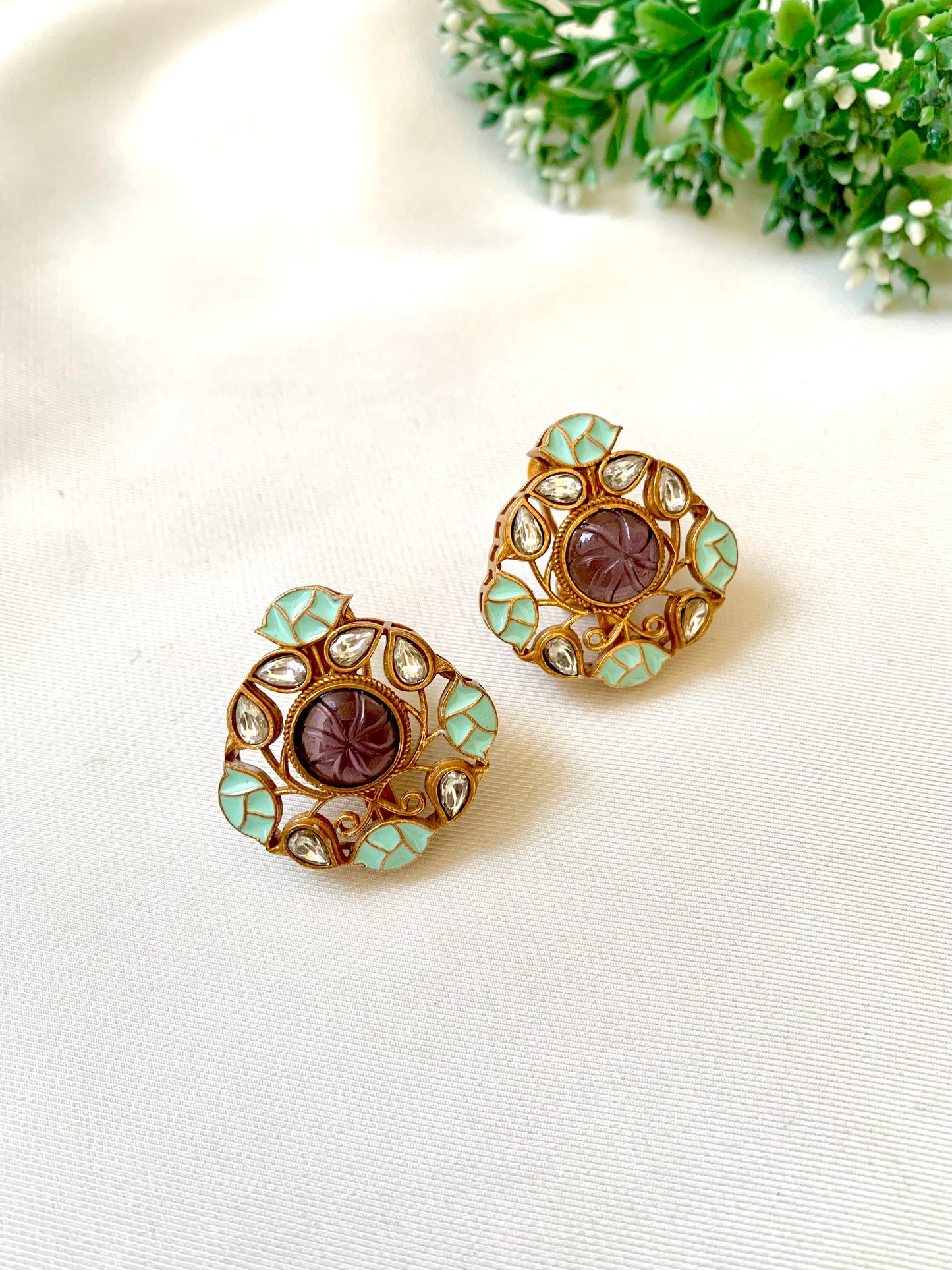 Alenor Amethyst Studs
