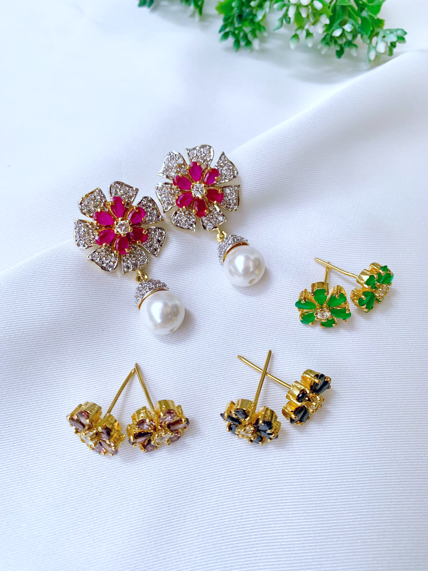 Melek Changeable Earrings