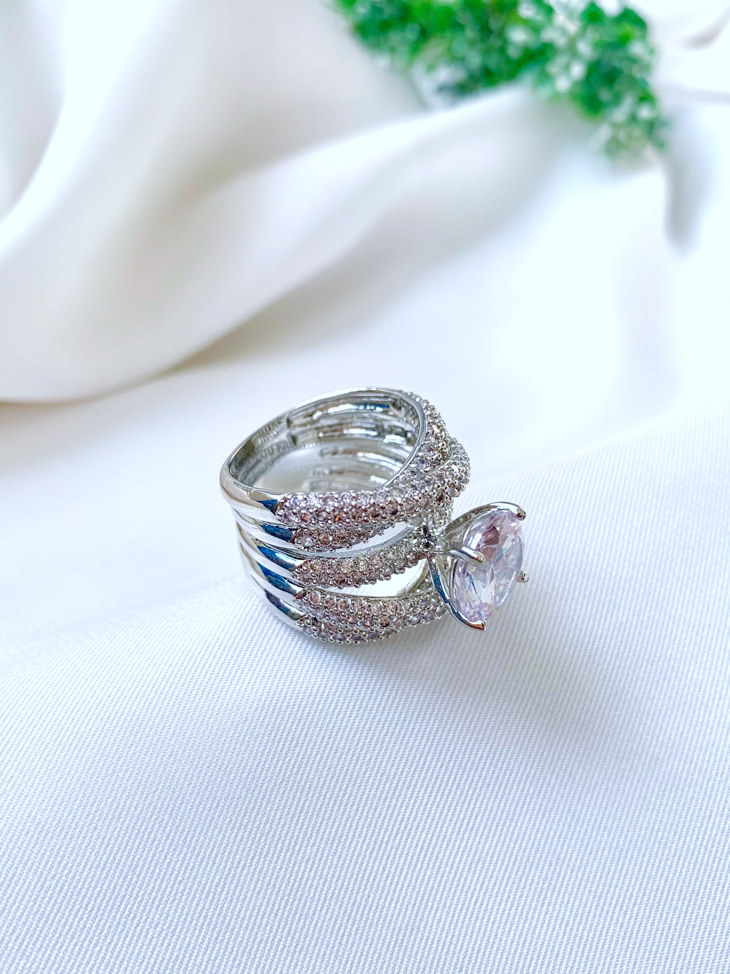 Emel Rhodium Ring