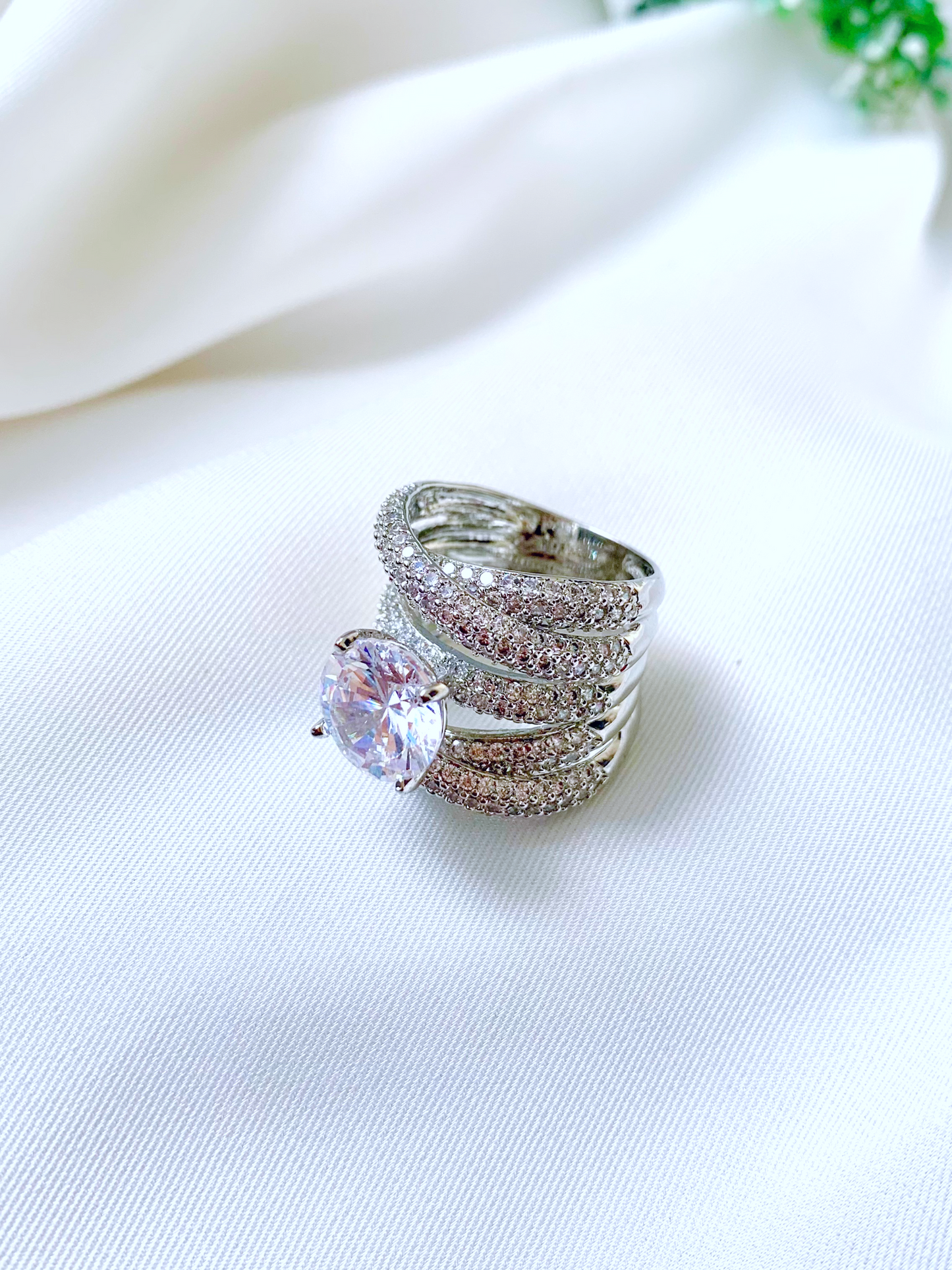 Emel Rhodium Ring