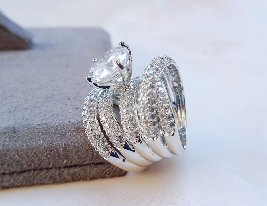 Emel Rhodium Ring