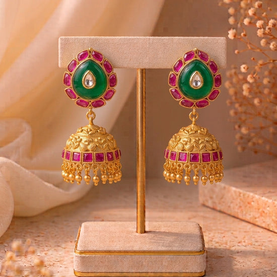 Mehar Emerald Jhumka-04